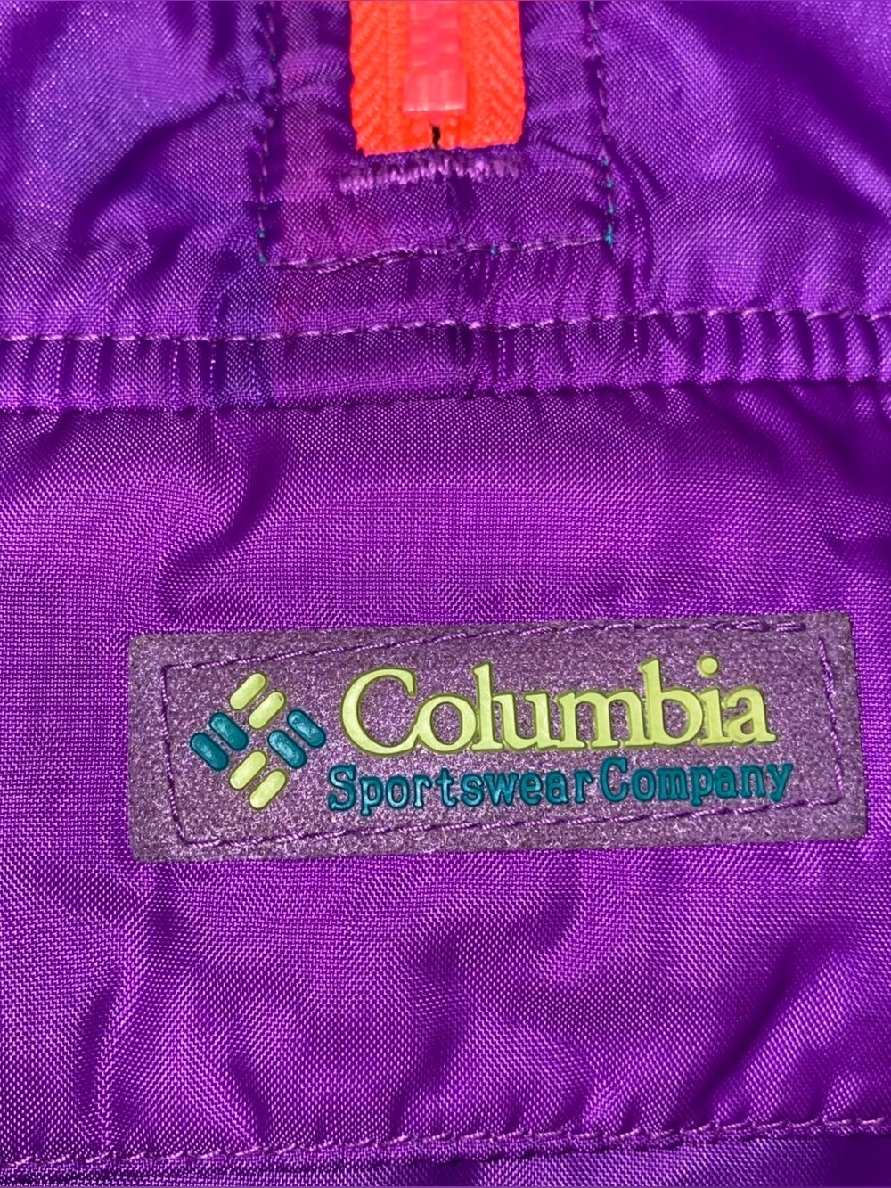 Vintage Columbia Sportswear 90s Color Block Pullover Windbreaker 1/2 Zip Men’s L - Picture 4 of 9